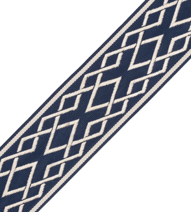 Saisons Interlink Border Trimming by Samuel & Sons Navy