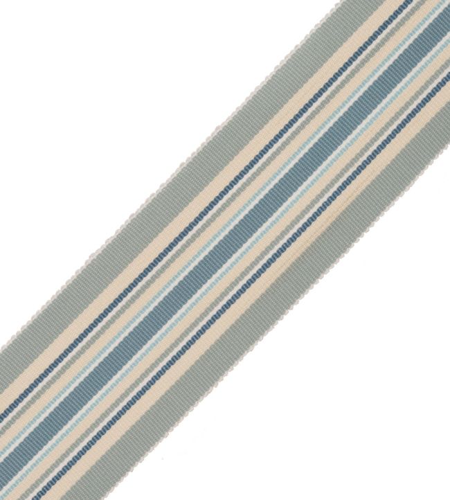 Saisons Stripe Border Trimming by Samuel & Sons Mist