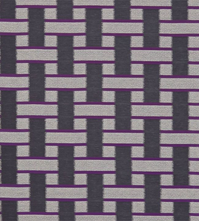Saki Fabric by Harlequin Magenta/Graphe