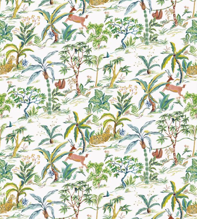 Salento Fabric by Osborne & Little Leaf/Chartreuse