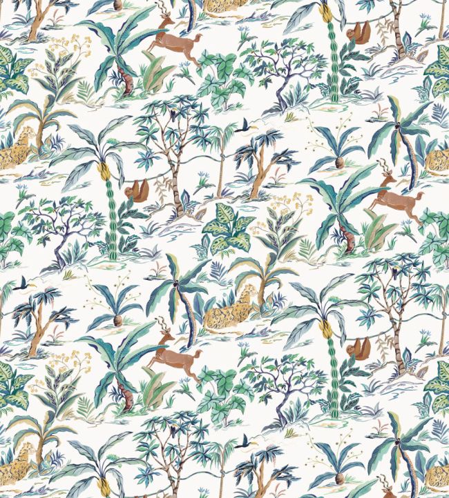 Salento Fabric by Osborne & Little Petrol/Teal