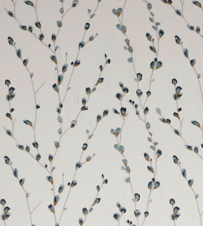 Salice Embroidery Fabric by Harlequin Azul/Julip