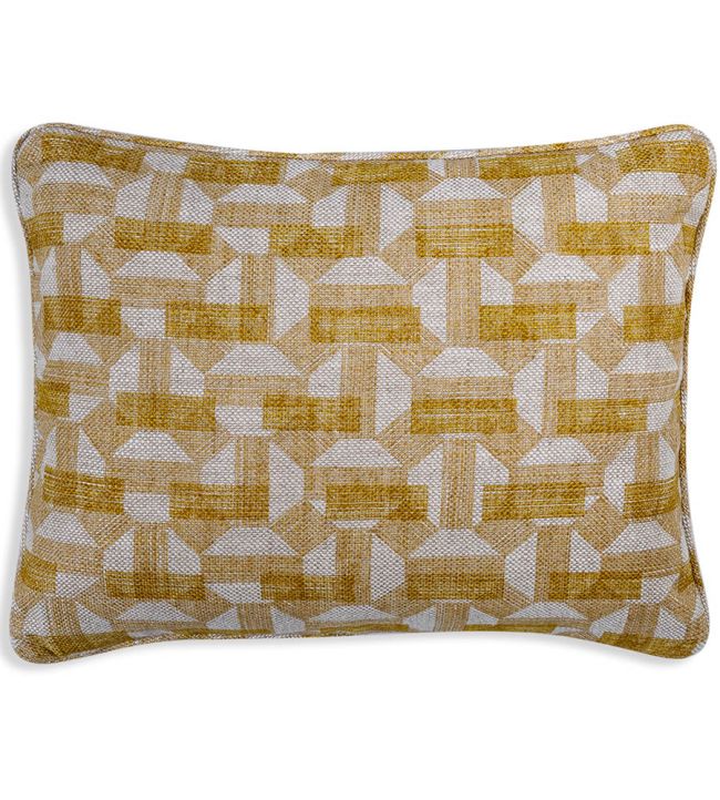 Salina Cushion 43 x 35cm by Fermoie Yellow