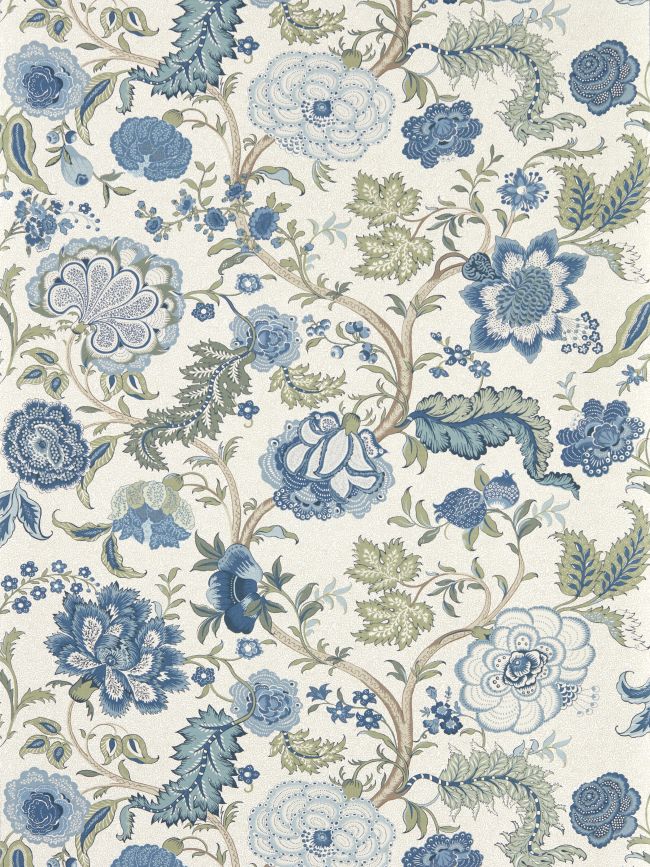 Salisbury Wallpaper by Sanderson Tetbury Blue