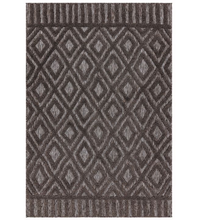 Asiatic Salta Diamond rug Charcoal SALT-02-120170 Charcoal