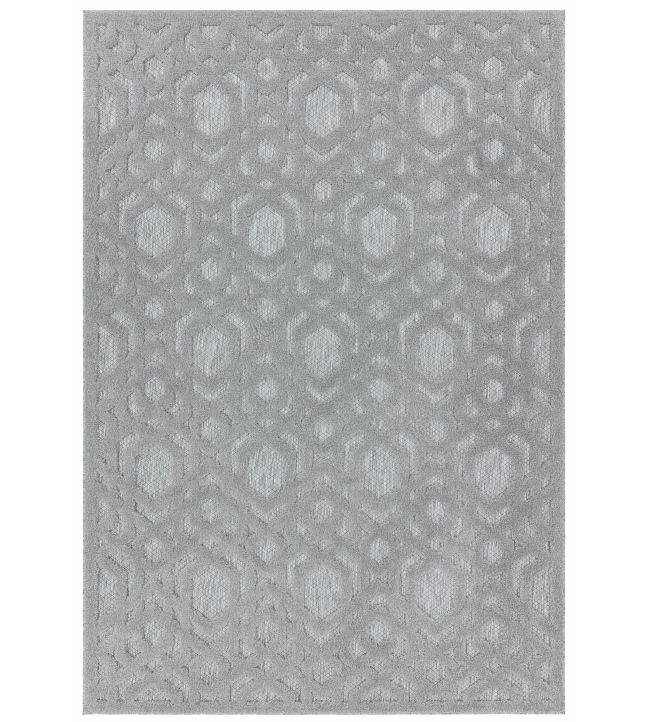 Asiatic Salta Geometric rug Silver SALT-03-120170 Silver