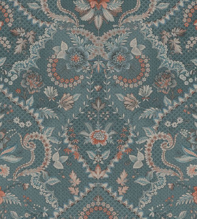 Saluti Wallpaper by Eijffinger Denim Blue