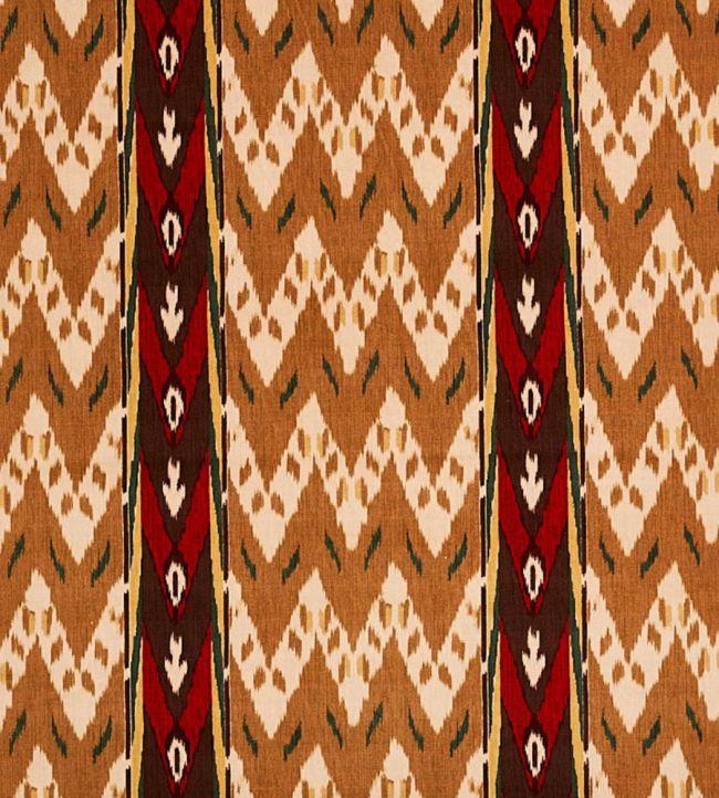 Samar Ikat Velvet Fabric by Schumacher Gold