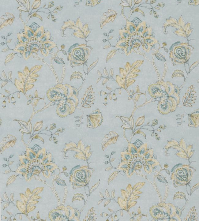 Samarra Fabric by Nina Campbell Blue