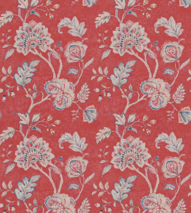Samarra Fabric by Nina Campbell Red