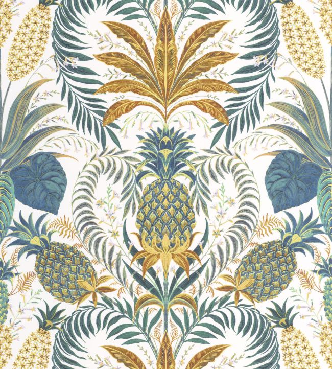 Samba Wallpaper by Casadeco Vert Canopee