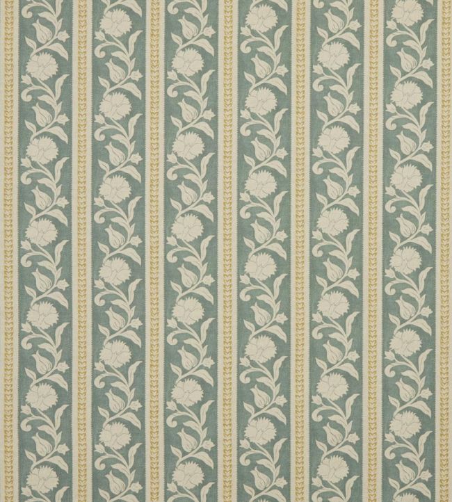 Sambourne Stripe Fabric by Liberty Salvia