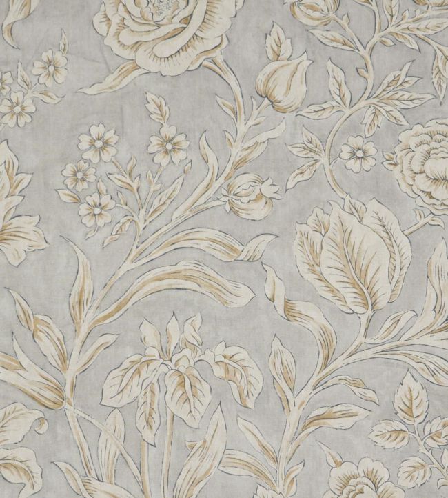 Sambourne Vine Fabric by Liberty Pewter