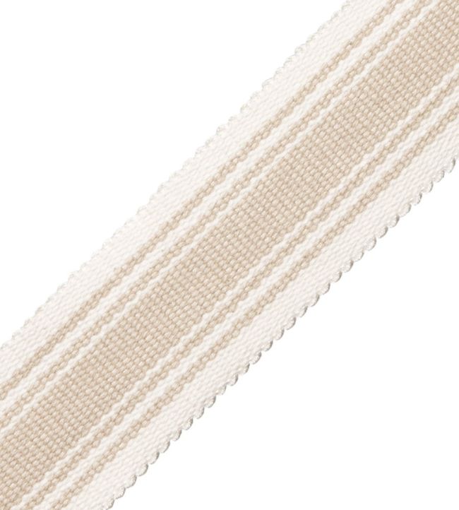 Sorrento Striped Border Trimming by Samuel & Sons Sand