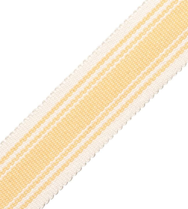Sorrento Striped Border Trimming by Samuel & Sons Lemon