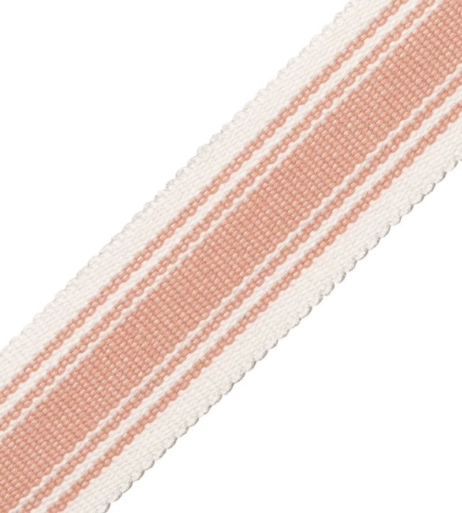 Sorrento Striped Border Trimming by Samuel & Sons Blush