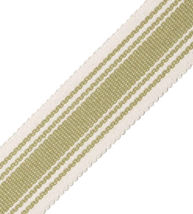 Sorrento Striped Border Trimming by Samuel & Sons Basil