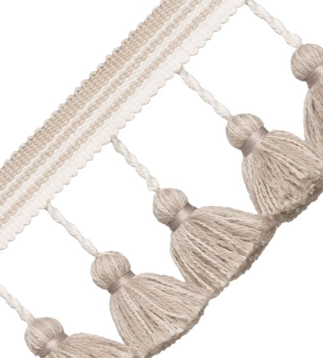 Sorrento Tassel Fringe Trimming by Samuel & Sons Sand