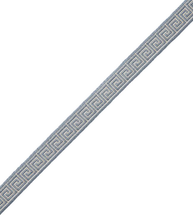 Aristotle Greek Key 16MM Trimming by Samuel & Sons Porcelain Blue