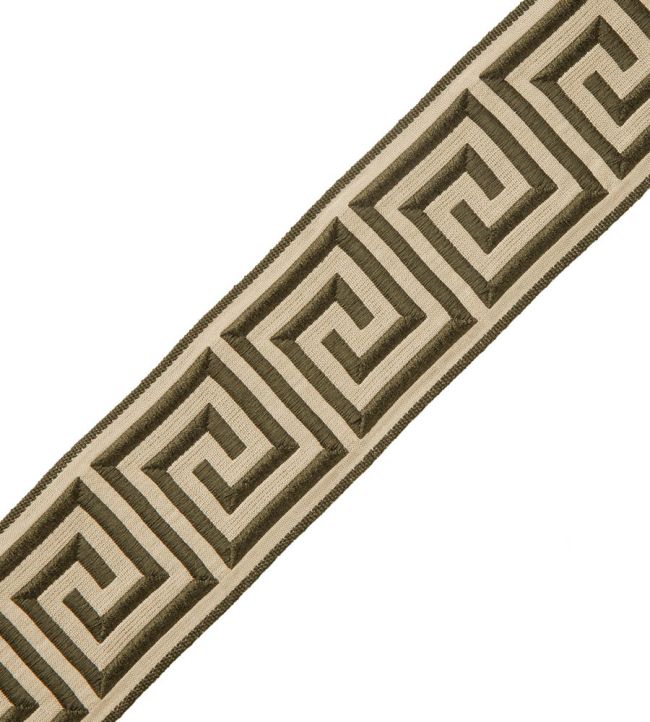 Aristotle Greek Key 35MM Trimming by Samuel & Sons Olive