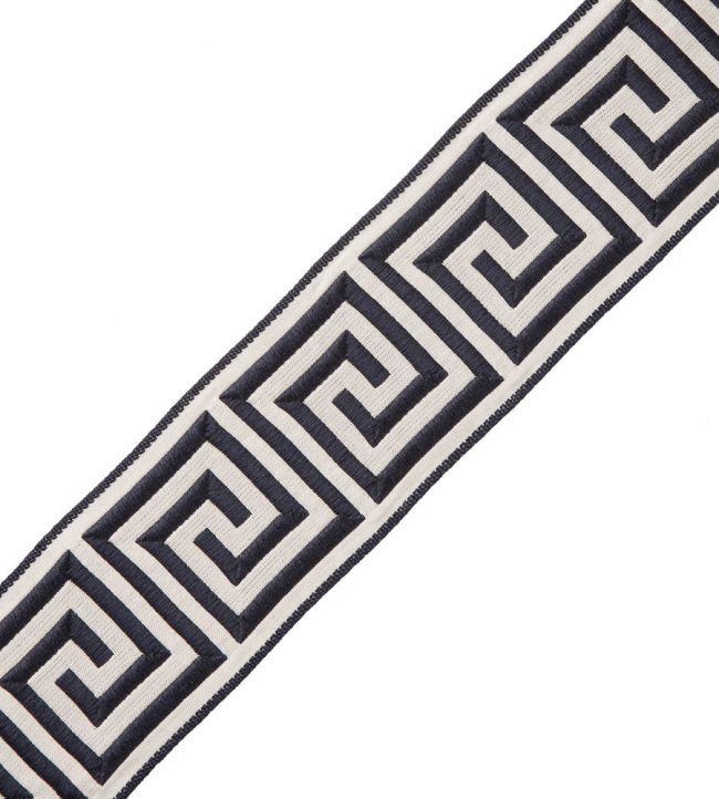 Aristotle Greek Key 35MM Trimming by Samuel & Sons Midnight Blue