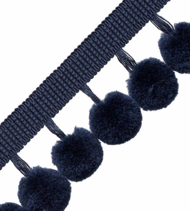 Dolce Pom Pom Fringe Trimming by Samuel & Sons Blueberry Pie