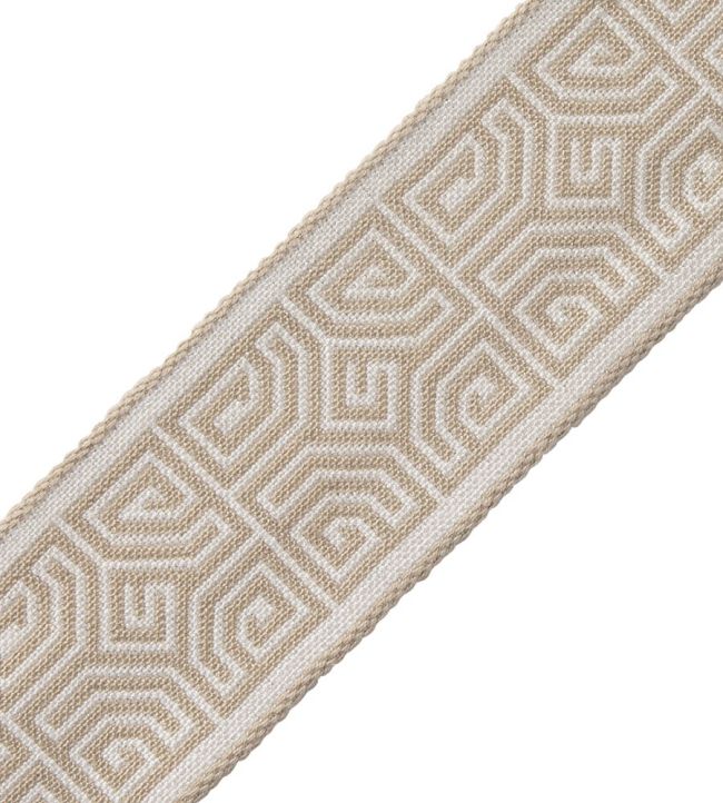 Aztec Border Trimming by Samuel & Sons Sandstone