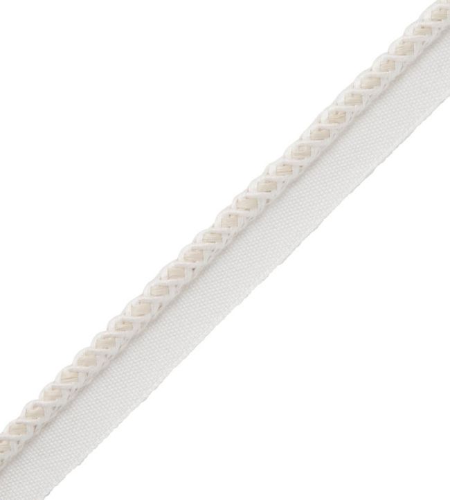 Inca Cord With Tape Trimming by Samuel & Sons Creme