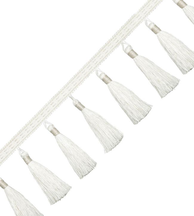 Inca Tassel Fringe Trimming by Samuel & Sons Creme