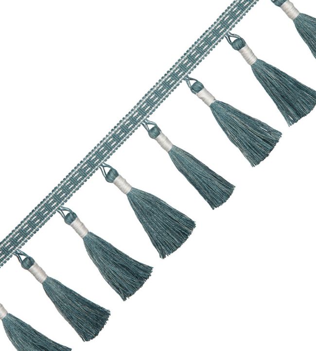Inca Tassel Fringe Trimming by Samuel & Sons Azul