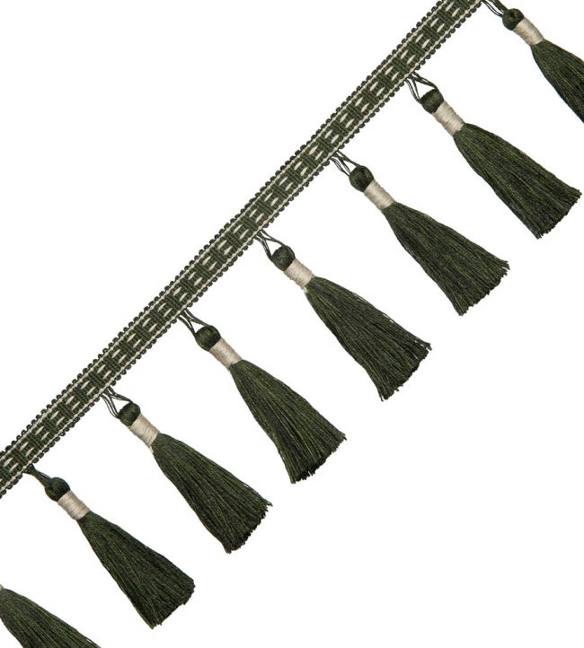 Inca Tassel Fringe Trimming by Samuel & Sons Verde