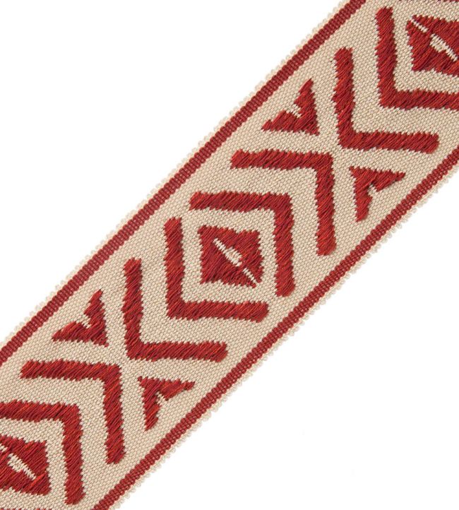 Mayan Border Trimming by Samuel & Sons Vermillion
