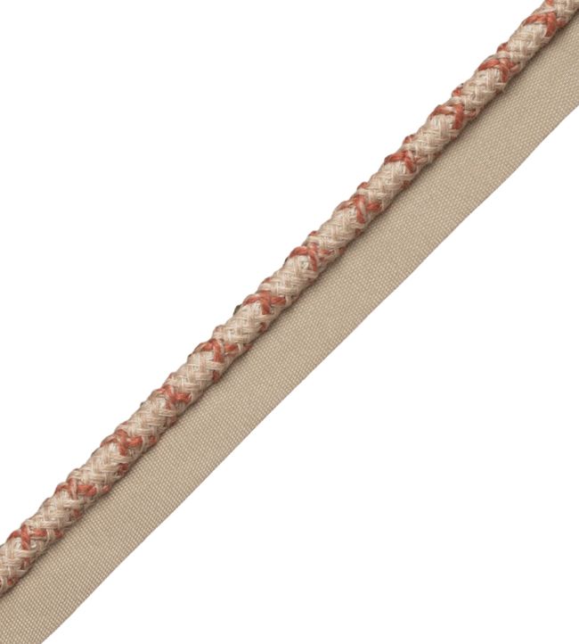 6mm Somerset Cord With Tape Trimming by Samuel & Sons Terra