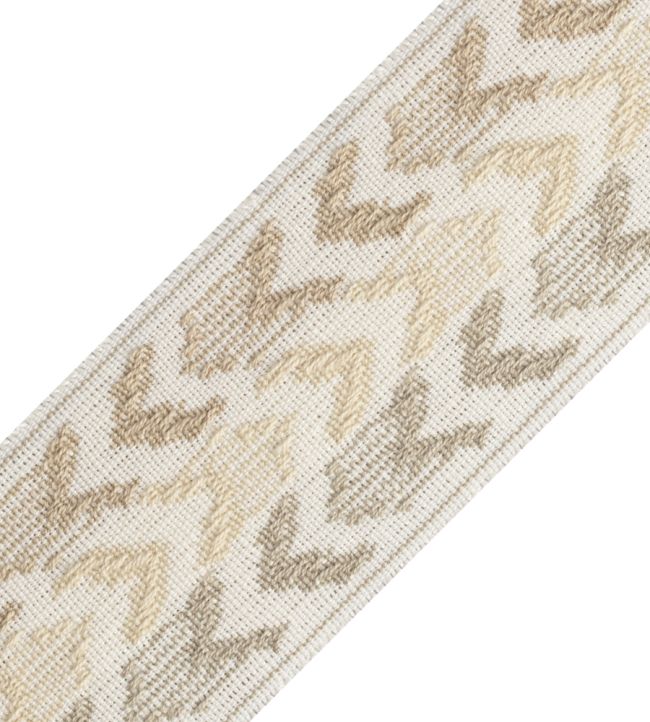 Somerset Ikat Border Trimming by Samuel & Sons Flax