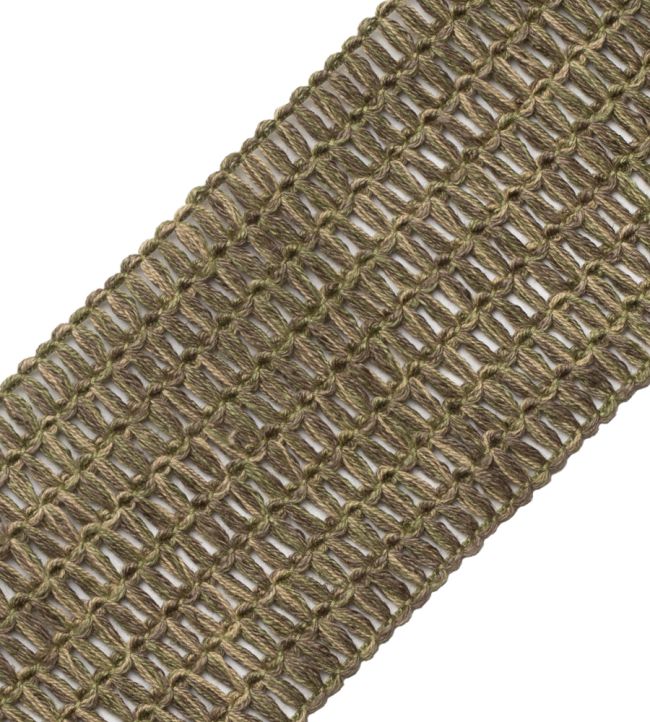 Somerset Openwork Braid Trimming by Samuel & Sons Olive