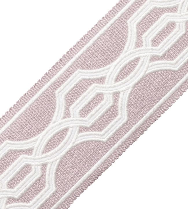 Veranda Linen Applique Border Trimming by Samuel & Sons Wisteria