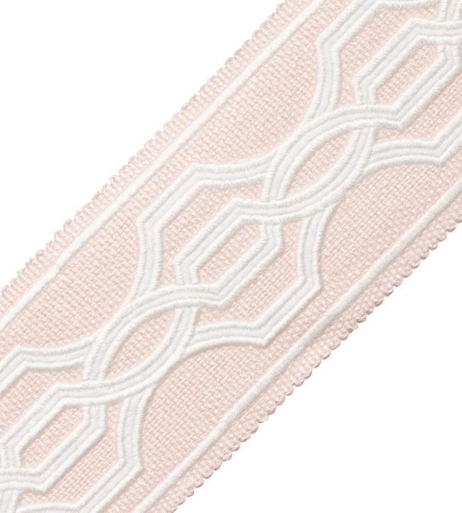 Veranda Linen Applique Border Trimming by Samuel & Sons Petal
