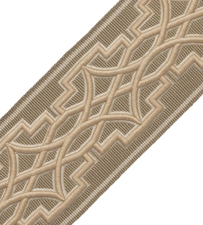 Mireille Embroidered Border Trimming by Samuel & Sons Linen