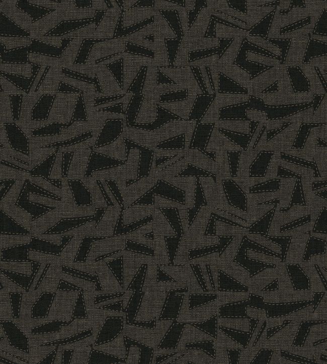 Sanara Wallpaper by Casadeco Noir Fusain