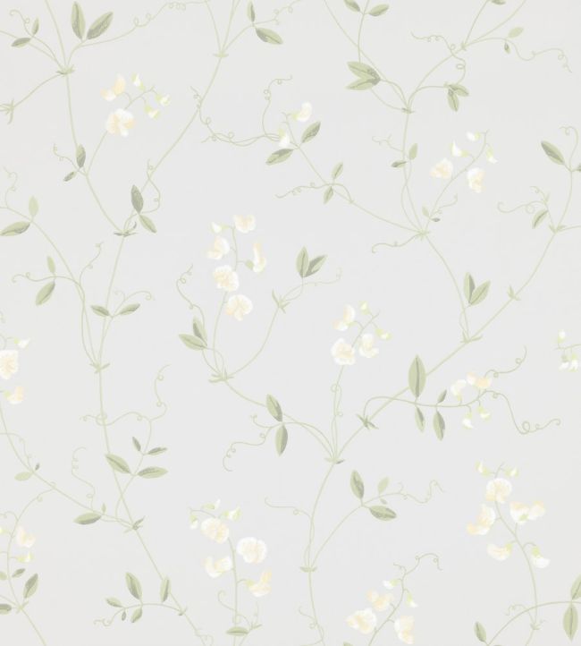 Sanna Wallpaper by Sandberg Green/Turquoise/Blue