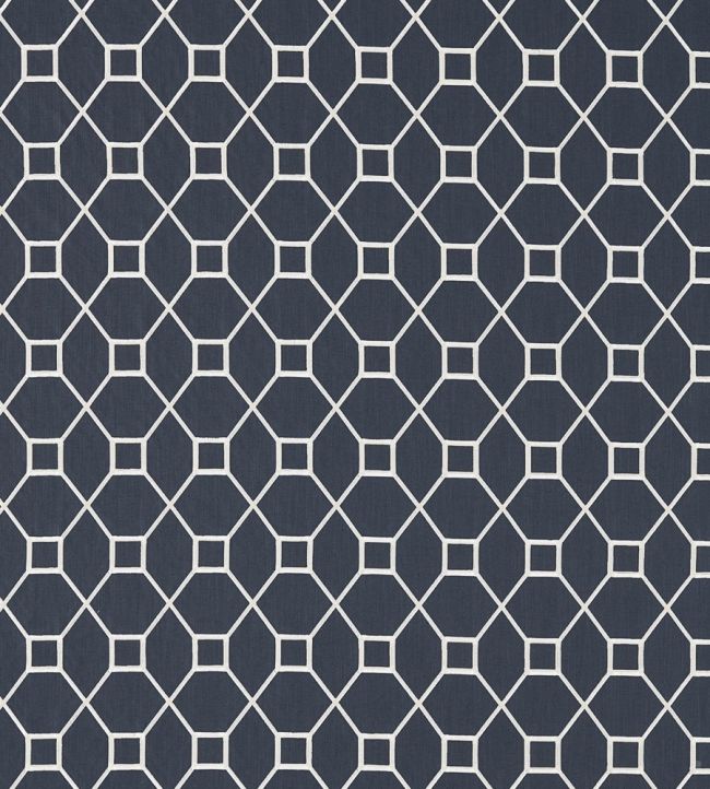 Baroque Trellis Fabric by Sanderson Indigo