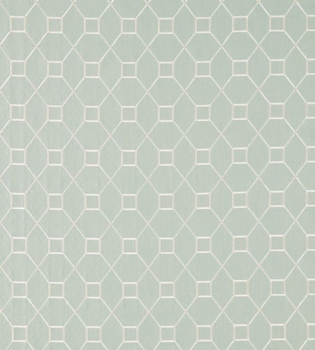 Baroque Trellis Fabric by Sanderson Wedgwood / Chalk
