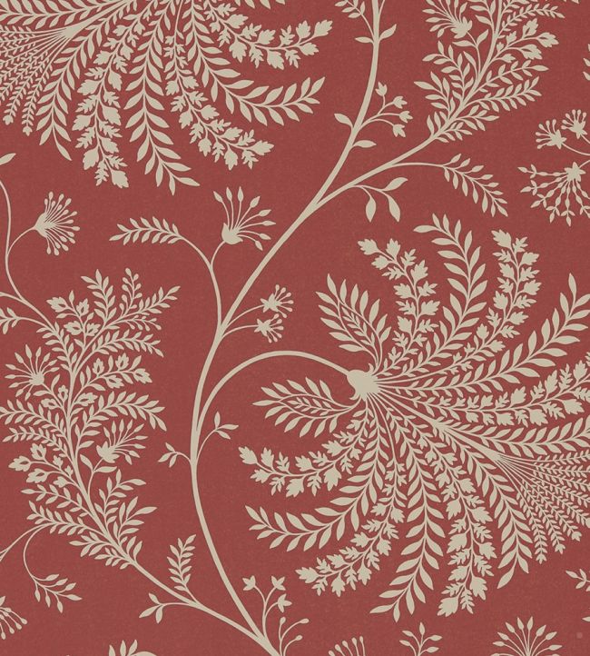 Mapperton Wallpaper by Sanderson Russet / Cream