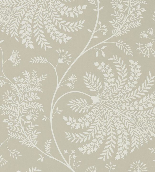 Mapperton Wallpaper by Sanderson Linen / Cream
