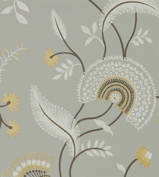 Hakimi Wallpaper by Sanderson Ash Grey