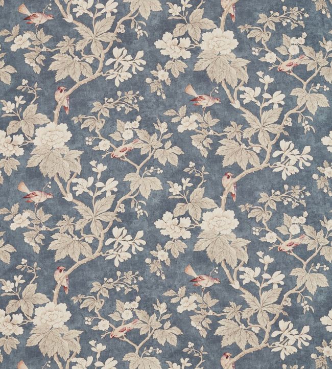 Chiswick Grove Fabric by Sanderson Indigo