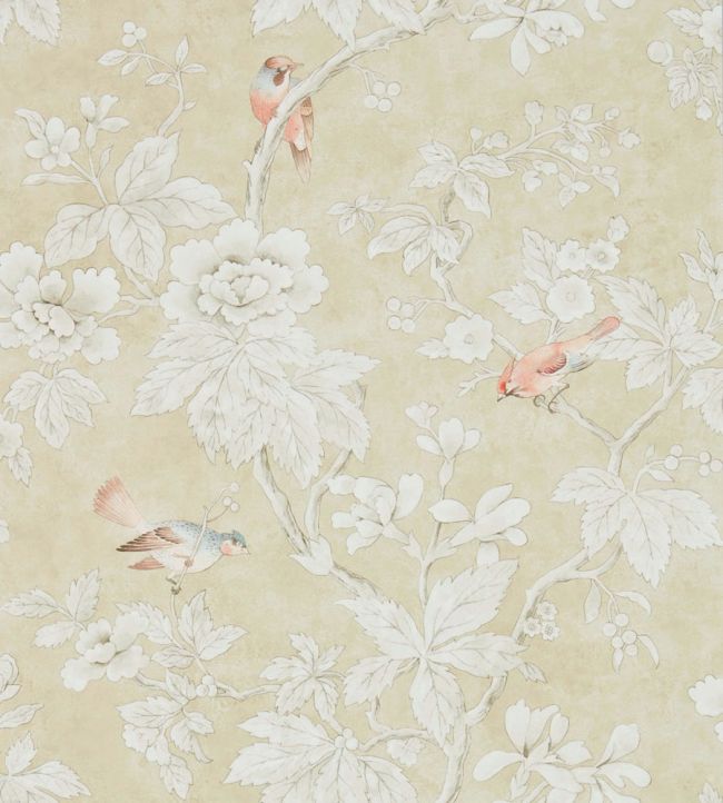 Chiswick Grove Wallpaper by Sanderson Gold