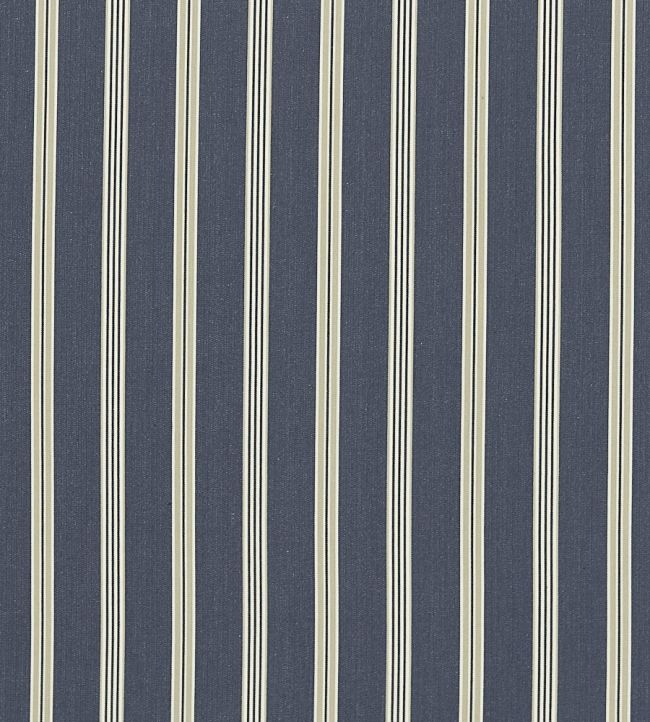 Brecon Fabric by Sanderson Indigo, Biscuit