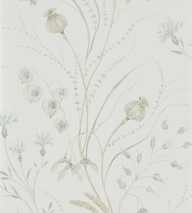 Summer Harvest Wallpaper by Sanderson Silver/Chalk