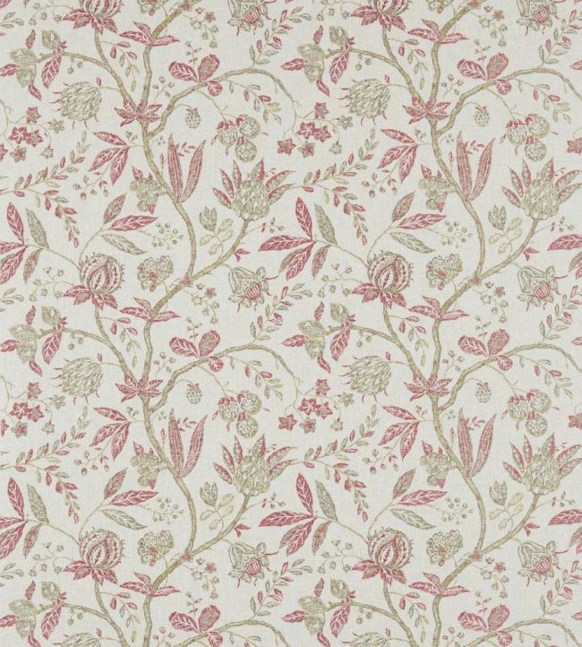 Solaine Fabric by Sanderson Russet/Cream